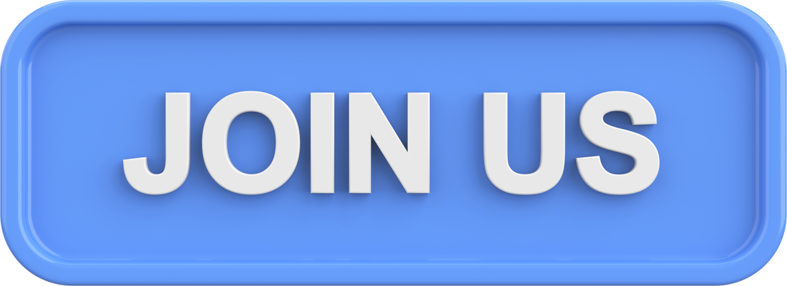 Join us button. 3D illustration.