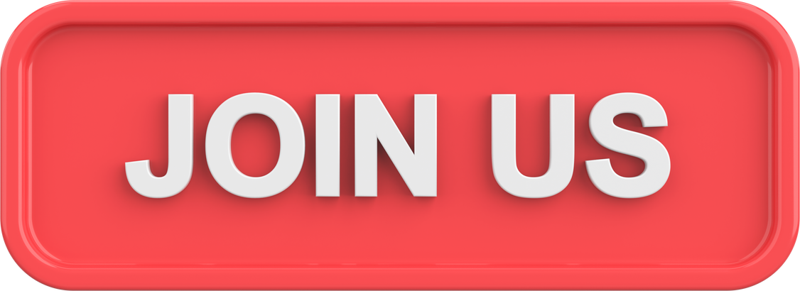 Join us button. 3D illustration.